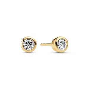 Sif Jakobs Gold Sardinien Uno Stud Earrings
