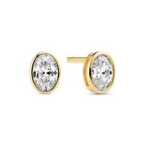 Sif Jakobs Gold Sardinien Ovale Earrings