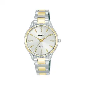 Lorus Two Tone Ladies Bezel Watch