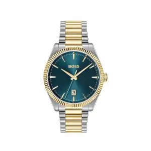 BOSS Cheswick Blue Dial Two Tone Watch