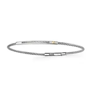 Salvatore Bersani B-Joy Twisted Steel Bracelet
