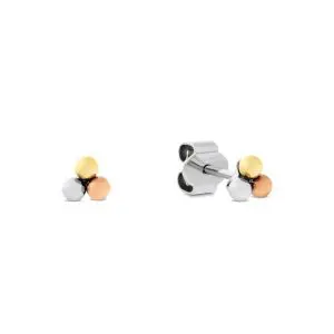 Tommy Hilfiger Three-Tone Stud Earrings