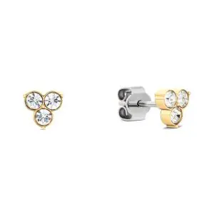 Tommy Hilfiger Gold-Plated Crystal Stud Earrings