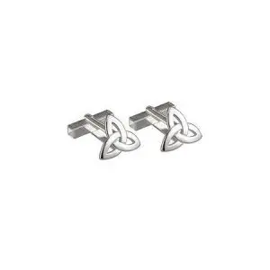 Sterling Silver Trinity Knot Cufflinks