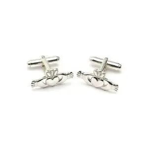 Sterling Silver Claddagh Cufflinks