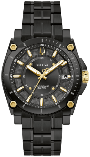 Bulova Gents Icon Precisionist Black Ion Plated Dial Watch