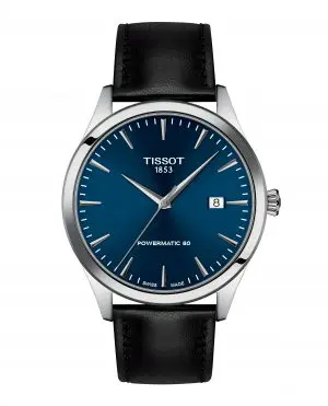 Tissot Classic Dream Blue Dial Leather Watch