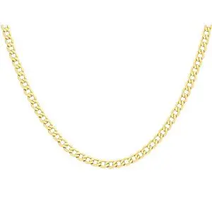 9K Yellow Gold 150 Curb Chain 20"