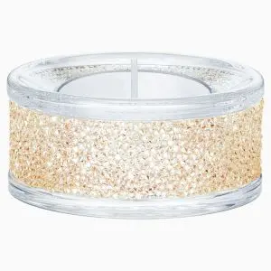 Swarovski Shimmer Tea Light Holder Gold Tone