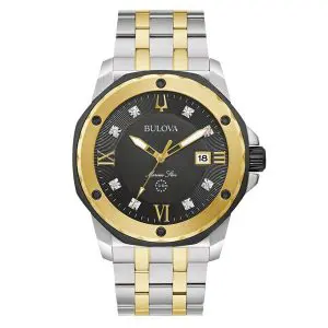 Bulova Marine Star Watch Two Tone Watch