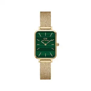 Daniel Wellington Quadro Pressed Evergold Green Dial Watch