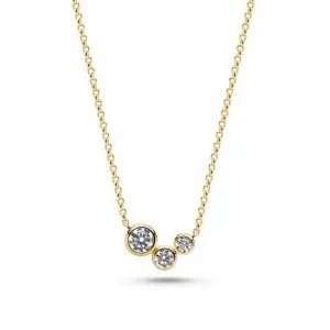 Sif Jakobs Sardinien 3 CZ Gold Necklace