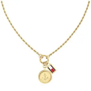 Tommy Hilfiger Gold Plated Nautical Rope Necklace