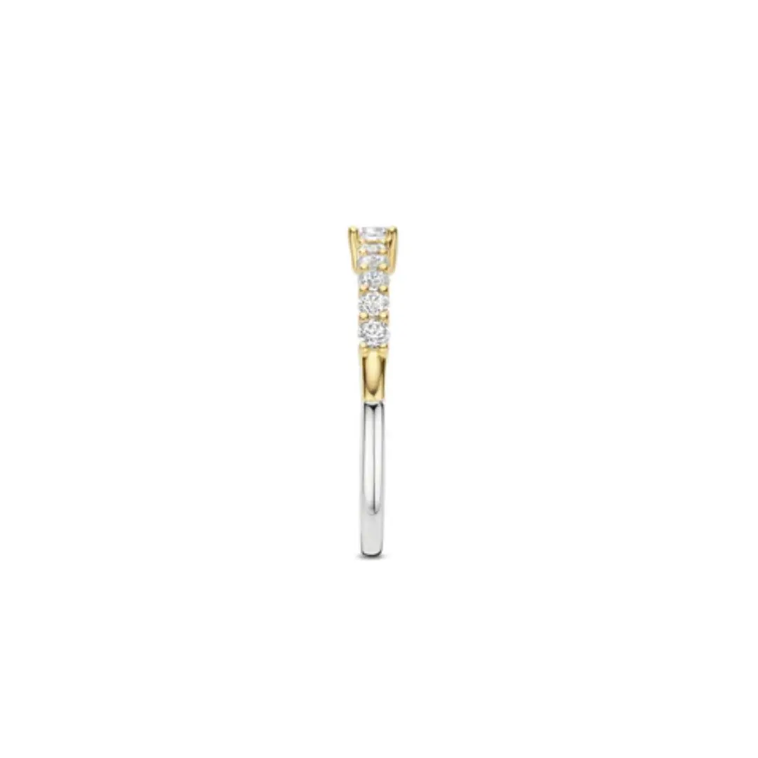 Ti Sento Cubic Zirconia Tennis Ring - Image 3