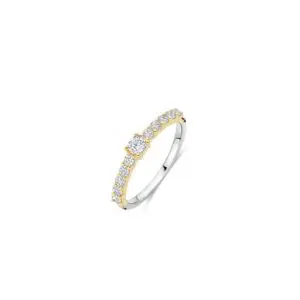 Ti Sento Cubic Zirconia Tennis Ring