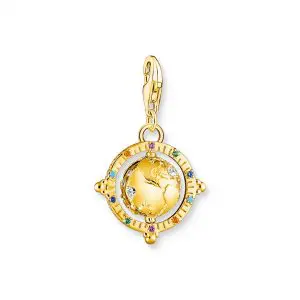 THOMAS SABO Gold Plated Colourful Globe
