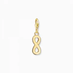 THOMAS SABO Gold Plated Infinity Charm