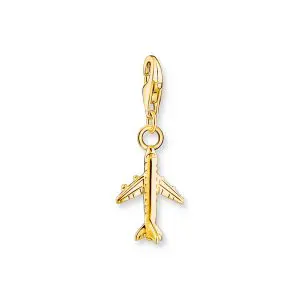 THOMAS SABO Gold Aeroplane Charm