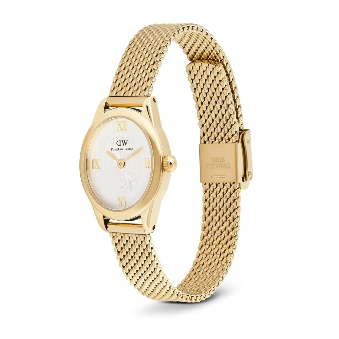 Daniel Wellington Ophelia Mini Mesh Gold Watch - Image 2