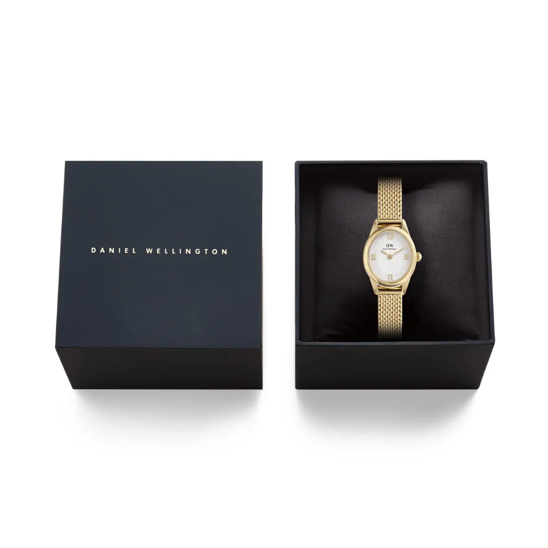 Daniel Wellington Ophelia Mini Mesh Gold Watch - Image 5