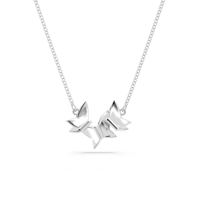 Swarovski Blue Butterfly Lilia Necklace - Image 3