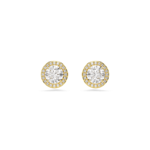 Swarovski Una Angelic Stud Earrings Gold
