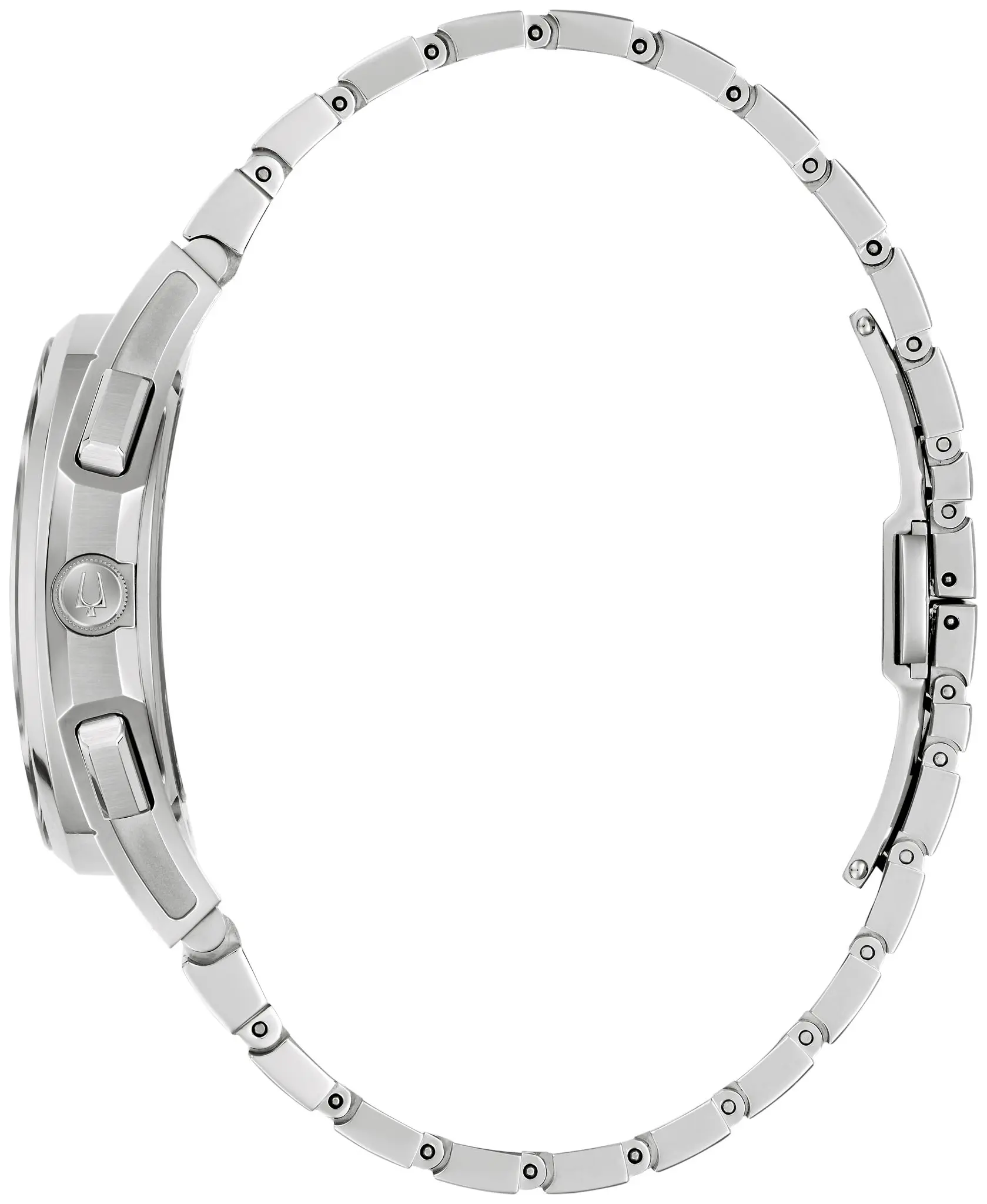 Bulova Gents Curve 41mm 10th Anniversary Stainless Steel Watch - Image 6
