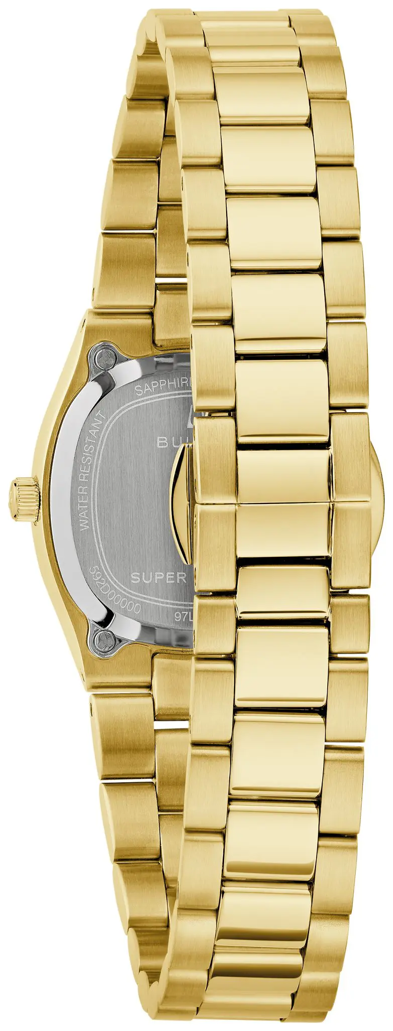 Bulova Ladies Gold Plated Mini Super Seville Watch - Image 2