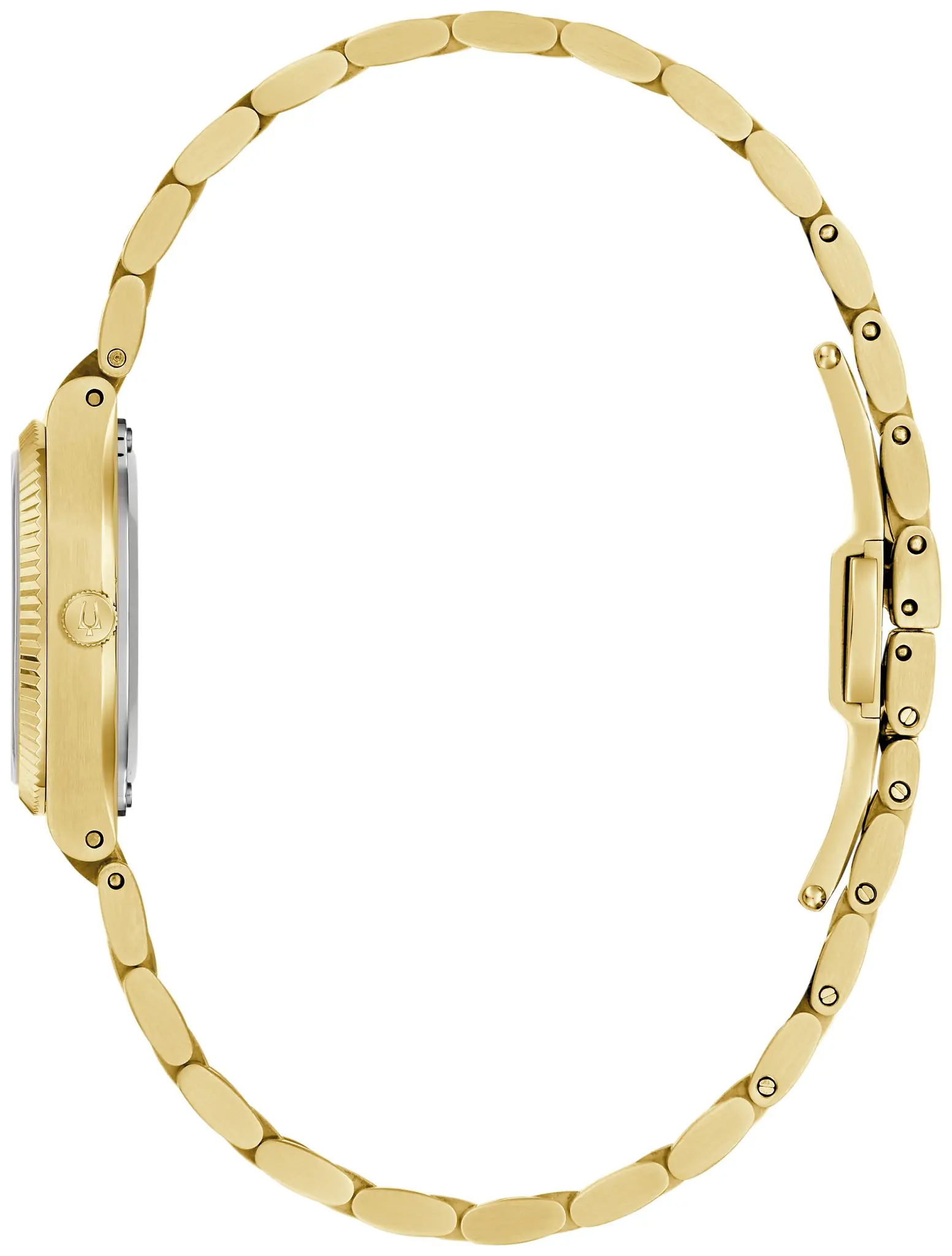 Bulova Ladies Gold Plated Mini Super Seville Watch - Image 3