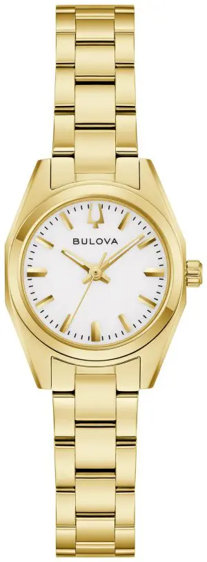 Bulova Ladies Surveyor Mini Gold Plated Ladies Watch