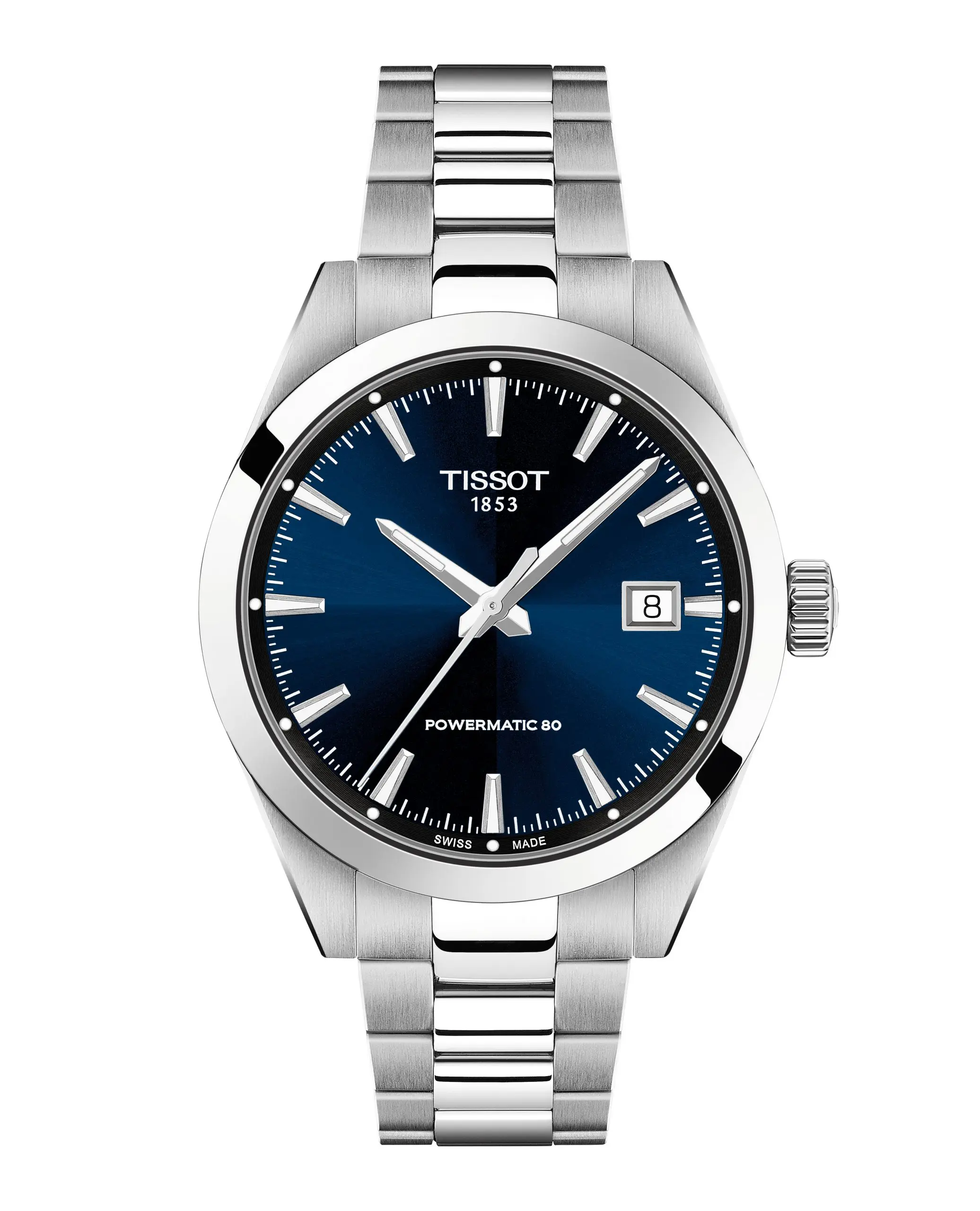 Tissot Gentleman 38mm Powermatic Blue Dial Watch