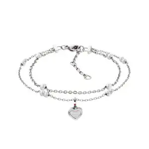 Tommy Hilfiger Double Row heart Bracelet