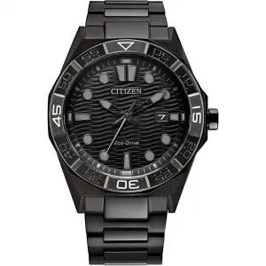 Citizen Brycen Black Bracelet And Black Dial Watch