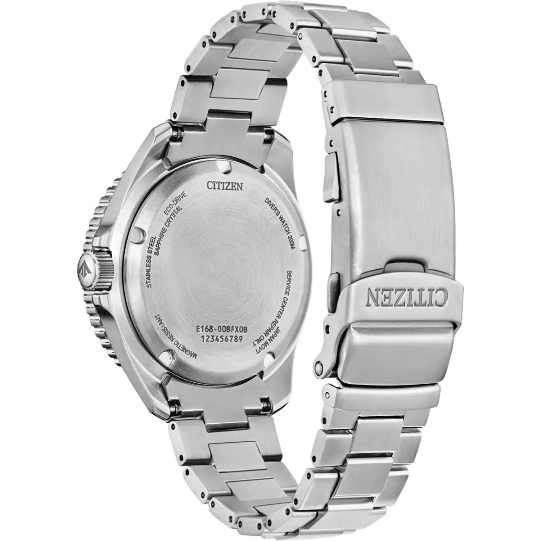 Citizen Gents Promaster Diver 200m Stainless Steel Bracelet Blue Dial Watch - Image 2