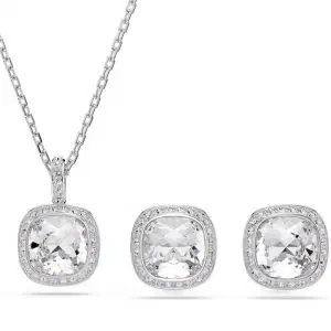Swarovski Rhodium Plated Una Angelic Set