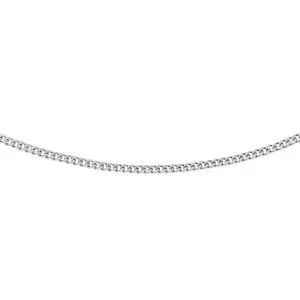 Sterling Silver 25 Adjustable Panza Curb Chain