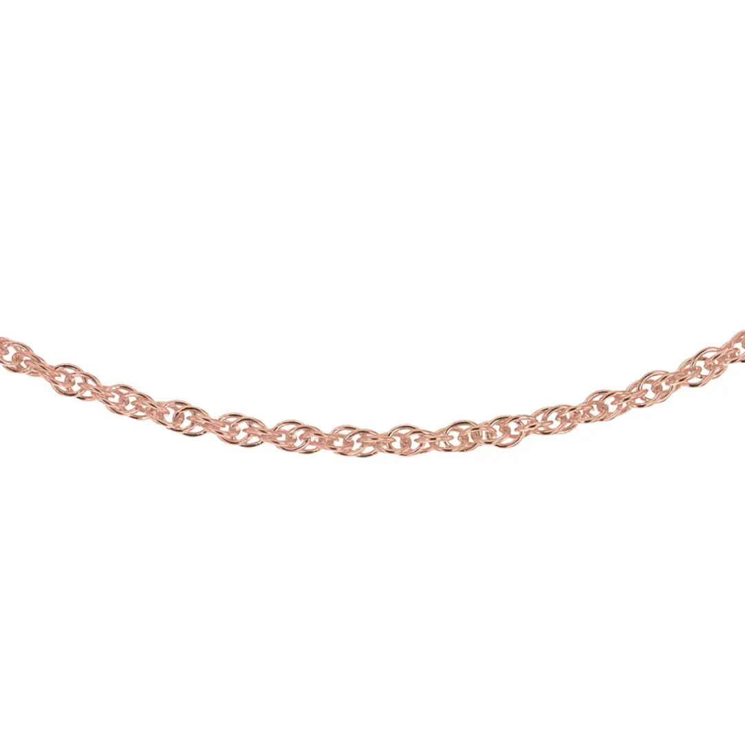 Rose Gold 1.8mm Prince of Wales Chain