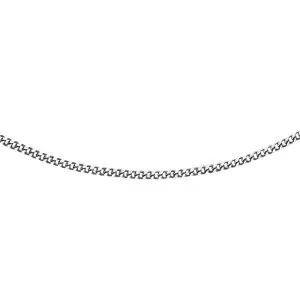 Sterling Silver 25 Panza Adjustable Curb Chain