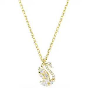 Swarovski Gold Plated Swan Pendant