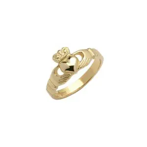 14k Ladies Vermeil Claddagh Ring