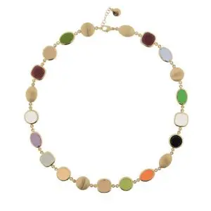 Aquaforte Coriandoli Veneziani Coloured Short Necklace
