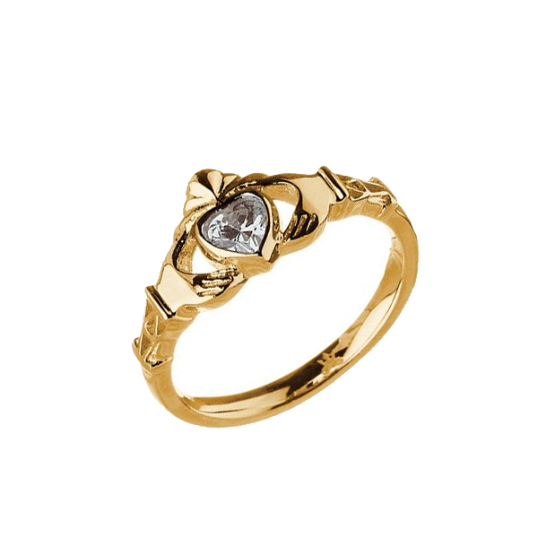 10k gold cheap birthstone ring