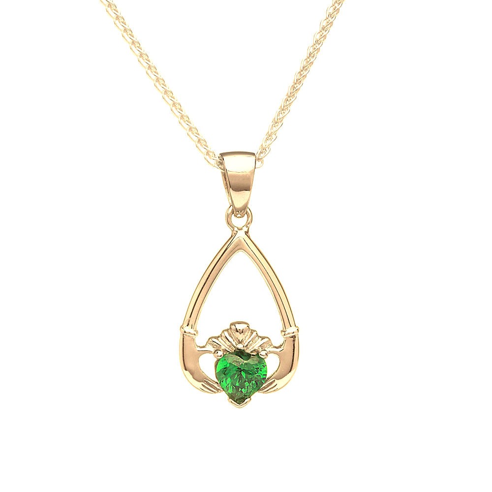 claddagh pendant gold