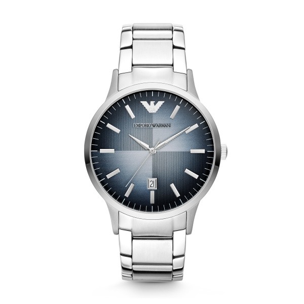 Emporio Armani Gents Blue Watch - Emporio Armani - Fallers.com ...