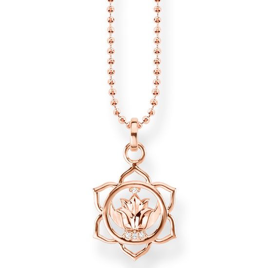 Heart necklace 38cm in rosé gold – THOMAS SABO