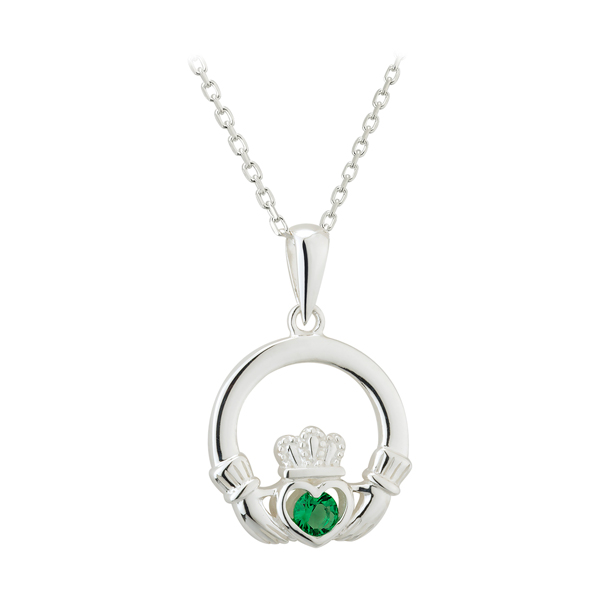 Silver Claddagh Pendant Solvar Fallers Com Irish Jewelry Silver Claddagh Pendant