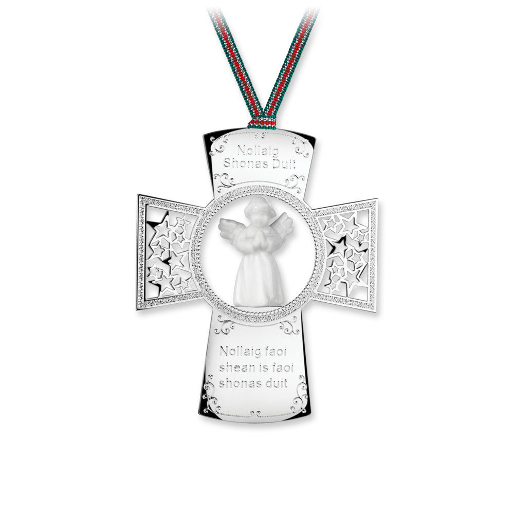 Newbridge Cross with Angel Decoration