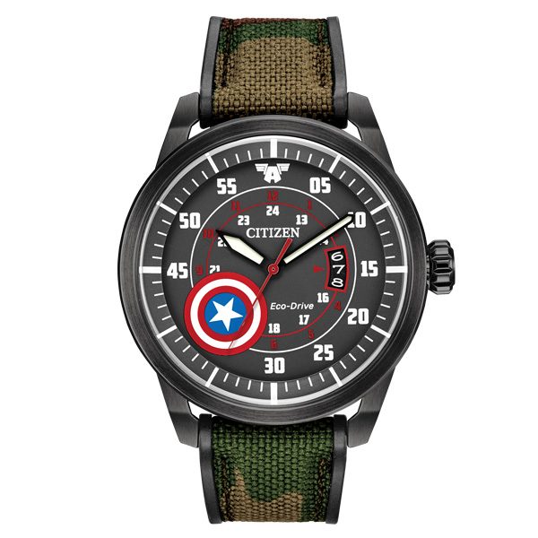 Marvel Captain America Watch By Citizen Citizen Fallers Fallers Irish Jewelry