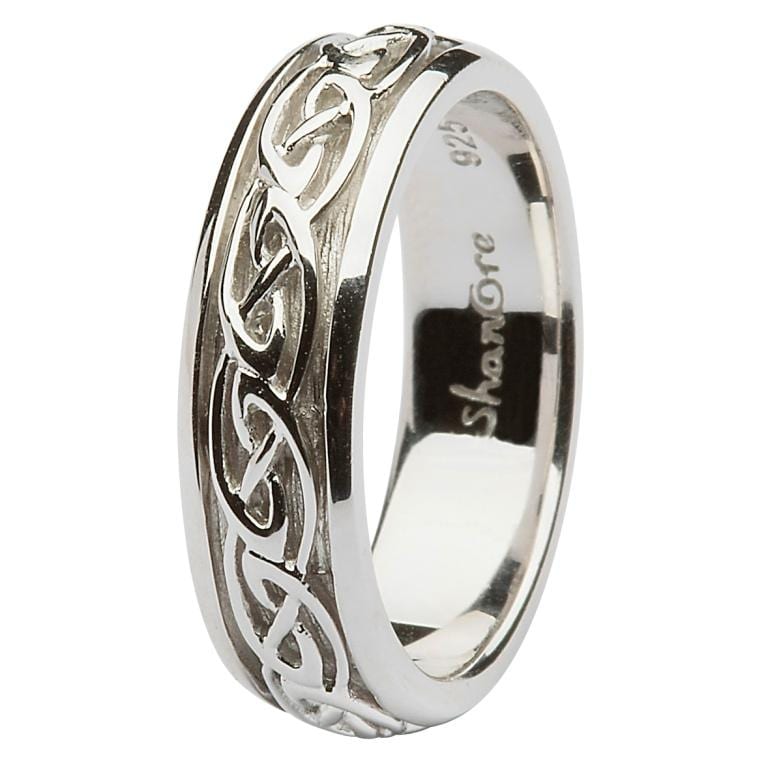 Sterling Silver Ladies Celtic Knot Ring - Image 3