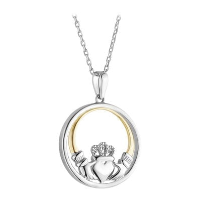 claddagh pendant gold